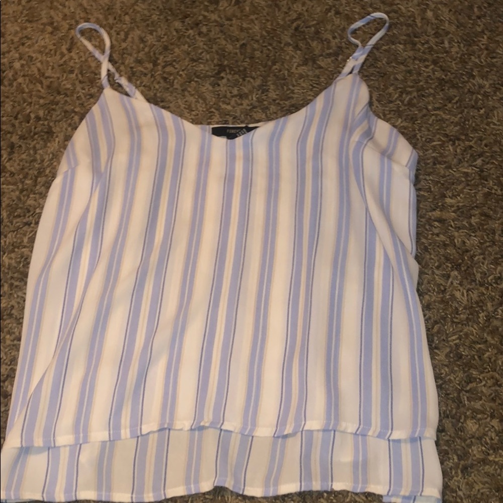 NWOT striped tank top